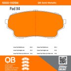 MPA Electrical 1000-1105M Disc Brake Pad Set - Front - view 5