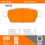MPA Electrical 1000-1161M Disc Brake Pad Set - Rear - view 5
