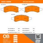 MPA Electrical 1000-1169M Disc Brake Pad Set - Front - view 5