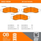 MPA Electrical 1000-1183M Disc Brake Pad Set - Front - view 5
