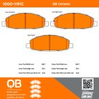 MPA Electrical 1000-1191C Disc Brake Pad Set - Front - view 5