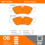 MPA Electrical 1000-1229M Disc Brake Pad Set - Rear - view 5