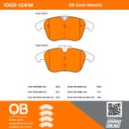 MPA Electrical 1000-1241M Disc Brake Pad Set - Front or Rear - view 5