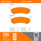 MPA Electrical 1000-1279M Disc Brake Pad Set - Rear - view 5