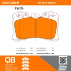MPA Electrical 1000-1282M Disc Brake Pad Set - Front - view 5
