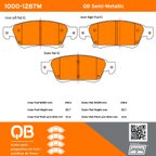 MPA Electrical 1000-1287M Disc Brake Pad Set - Front - view 5