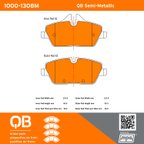MPA Electrical 1000-1308M Disc Brake Pad Set - Front - view 5
