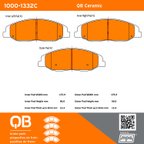 MPA Electrical 1000-1332C Disc Brake Pad Set - Front - view 5