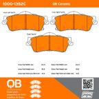 MPA Electrical 1000-1352C Disc Brake Pad Set - Rear - view 5