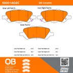 MPA Electrical 1000-1402C Disc Brake Pad Set - Rear - view 5