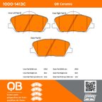 MPA Electrical 1000-1413C Disc Brake Pad Set - Front - view 5