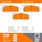 MPA Electrical 1000-1519M Disc Brake Pad Set - Front - view 5