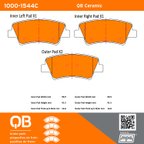 MPA Electrical 1000-1544C Disc Brake Pad Set - Rear - view 5