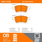 MPA Electrical 1000-1721M Disc Brake Pad Set - Front - view 5