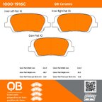 MPA Electrical 1000-1916C Disc Brake Pad Set - Rear - view 5