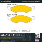 MPA Electrical 1001-0257M Disc Brake Pad Set - Front - view 5