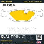 MPA Electrical 1001-0279M Disc Brake Pad Set - Rear - view 5