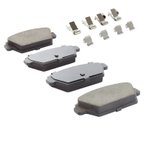 MPA Electrical 1001-0329C Disc Brake Pad Set - Front or Rear - view 2
