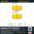 MPA Electrical 1001-0331C Disc Brake Pad Set - Front - view 5