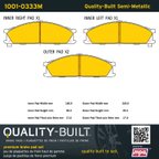 MPA Electrical 1001-0333M Disc Brake Pad Set - Front - view 5