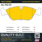 MPA Electrical 1001-0395M Disc Brake Pad Set - Front - view 5