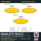 MPA Electrical 1001-0413C Disc Brake Pad Set - Rear - view 5