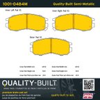 MPA Electrical 1001-0484M Disc Brake Pad Set - Front or Rear - view 5
