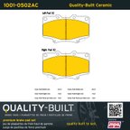 MPA Electrical 1001-0502AC Disc Brake Pad Set - Front - view 2