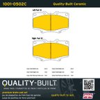 MPA Electrical 1001-0502C Disc Brake Pad Set - Front - view 5