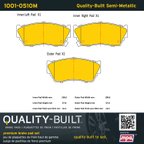 MPA Electrical 1001-0510M Disc Brake Pad Set - Front - view 5