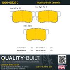 MPA Electrical 1001-0537C Disc Brake Pad Set - Rear - view 5