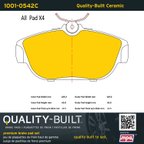 MPA Electrical 1001-0542C Disc Brake Pad Set - Front - view 5