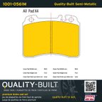 MPA Electrical 1001-0561M Disc Brake Pad Set - Front - view 5