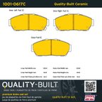 MPA Electrical 1001-0617C Disc Brake Pad Set - Front - view 5
