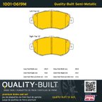 MPA Electrical 1001-0619M Disc Brake Pad Set - Front - view 5