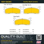 MPA Electrical 1001-0636C Disc Brake Pad Set - Rear - view 5