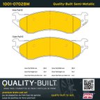 MPA Electrical 1001-0702BM Disc Brake Pad Set - Front - view 5