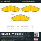 MPA Electrical 1001-0749C Disc Brake Pad Set - Front - view 5