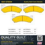 MPA Electrical 1001-0785M Disc Brake Pad Set - Front or Rear - view 5