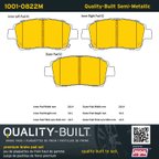 MPA Electrical 1001-0822M Disc Brake Pad Set - Front - view 5