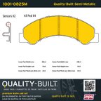 MPA Electrical 1001-0825M Disc Brake Pad Set - Front - view 5