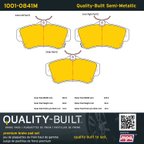 MPA Electrical 1001-0841M Disc Brake Pad Set - Front - view 5