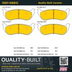 MPA Electrical 1001-0881C Disc Brake Pad Set - Rear - view 5