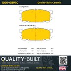 MPA Electrical 1001-0891C Disc Brake Pad Set - Rear - view 5