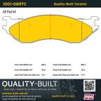 MPA Electrical 1001-0897C Disc Brake Pad Set - Front or Rear - view 5