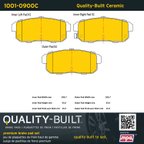 MPA Electrical 1001-0900C Disc Brake Pad Set - Rear - view 5