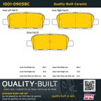 MPA Electrical 1001-0905BC Disc Brake Pad Set - Rear - view 5