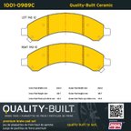 MPA Electrical 1001-0989C Disc Brake Pad Set - Rear - view 5
