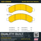 MPA Electrical 1001-0989M Disc Brake Pad Set - Rear - view 5