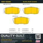 MPA Electrical 1001-1008C Disc Brake Pad Set - Rear - view 5